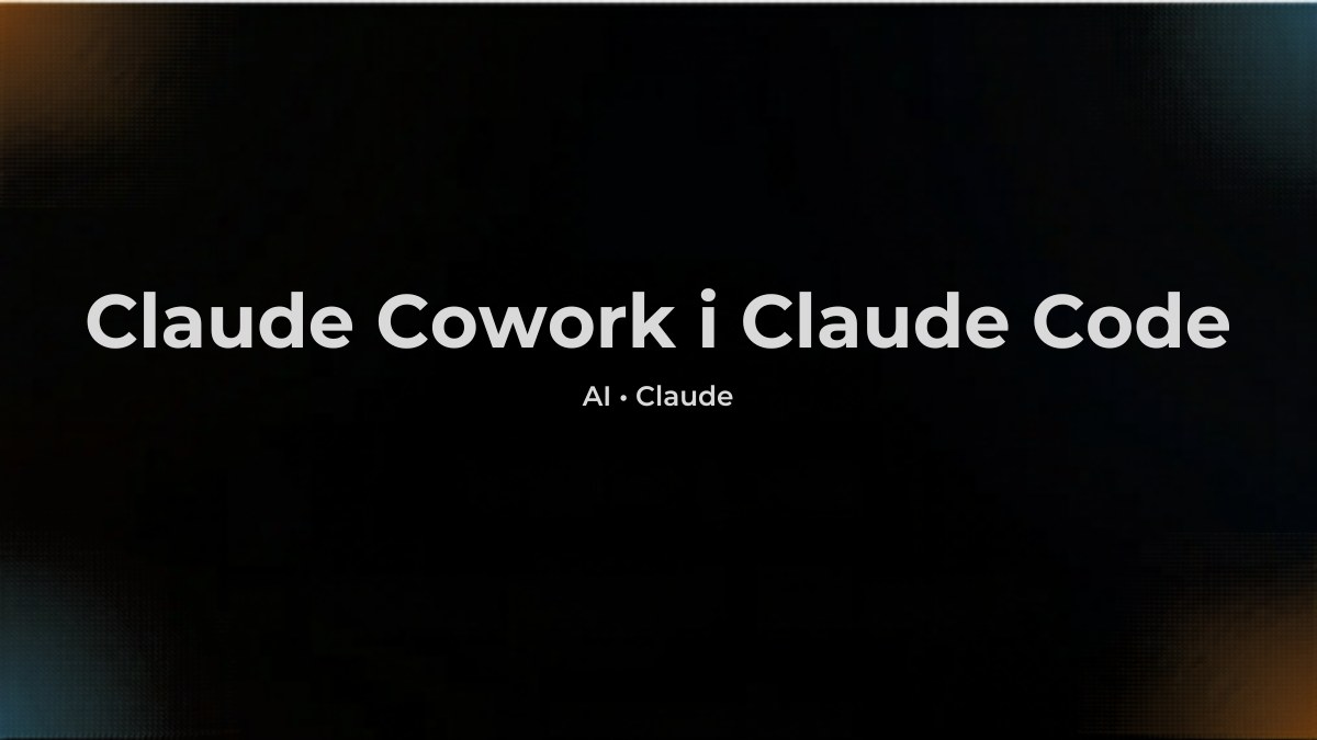 Claude Cowork i Claude Code - jak łączyć okno z terminalem (2026)