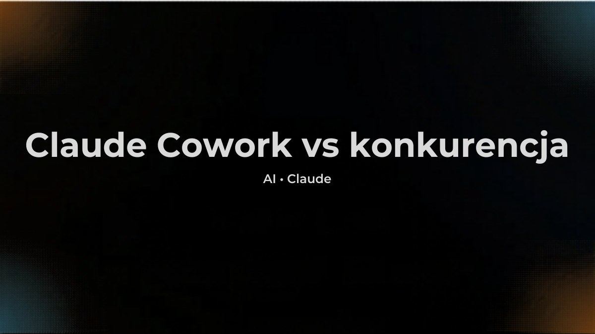 Claude Cowork vs konkurencja - porównanie AI dla zespołów (2026)