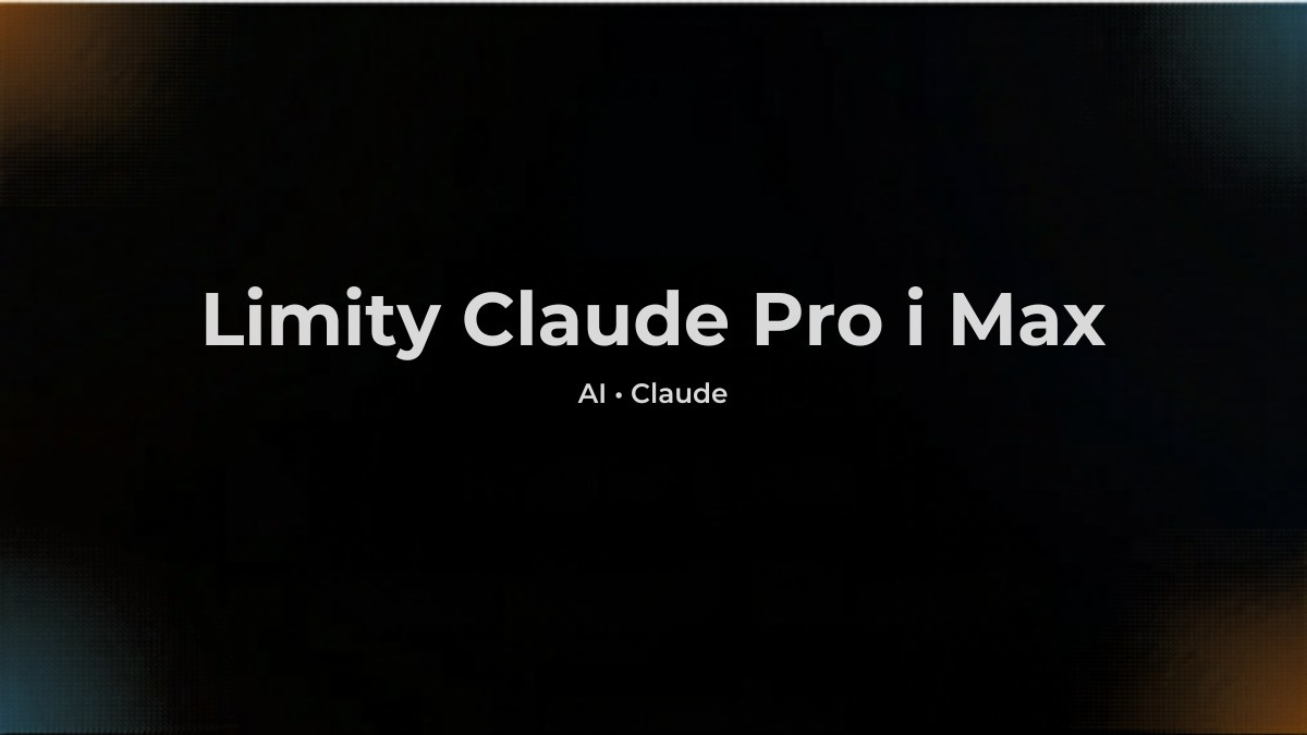 Limity Claude Pro i Max w 2026 - ile realnie dostajesz